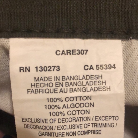 Men’s Wrangler Army Green Pants - Picture 4 of 4